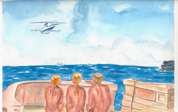 Дейнека будущие летчики