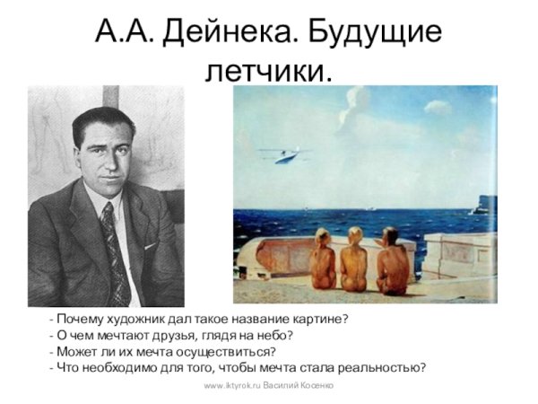 Дейнека будущие лётчики 1937
