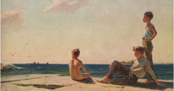 А А Дейнека будущие летчики описание картины