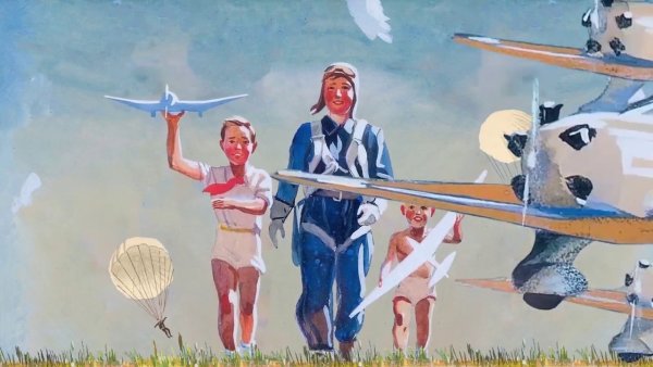 Описание картины будущие летчики