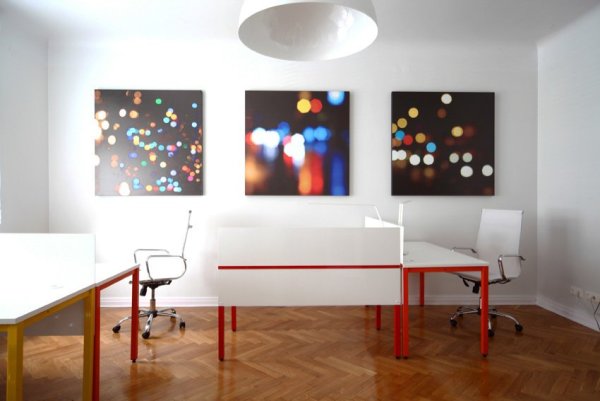 Оформление офиса картинами