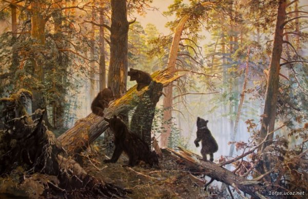 Шишкин Иван Иванович мишки в Сосновом Бору