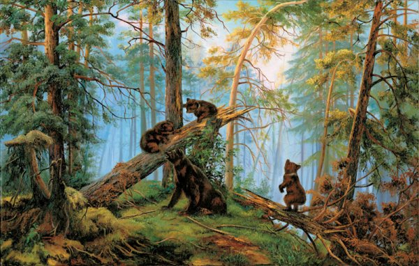 Шишкин Иван Иванович утро в Сосновом Бору