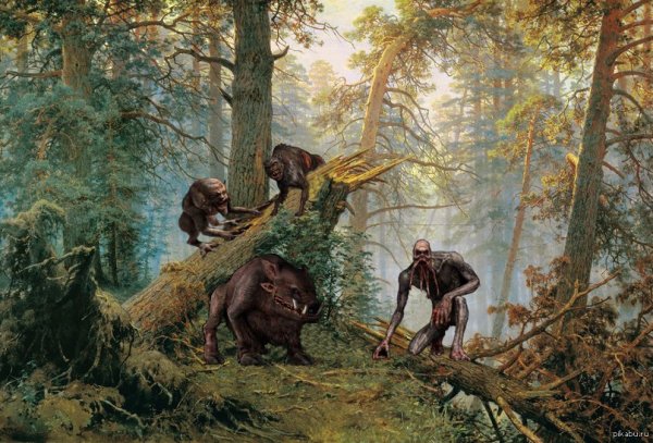 Картина Шишкина три медведя в Сосновом Бору