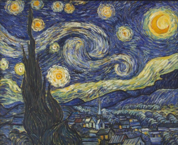 Картина Звёздная ночь Ван Гог