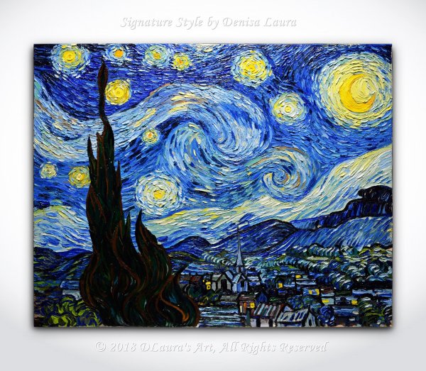 Van Gogh Starry Night оригинал