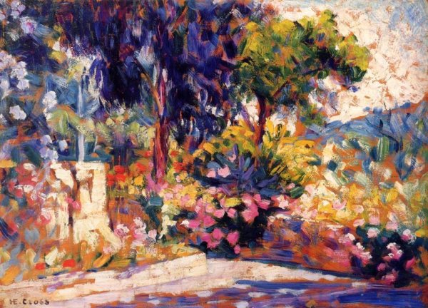 Картины Henri Edmond Cross - flowered деревья