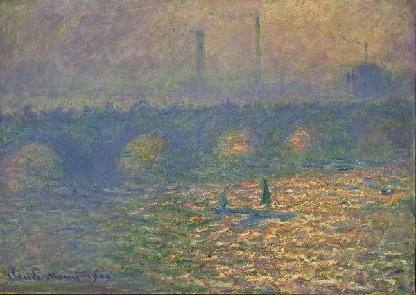 Моне Клод. Мост Ватерлоо 1903