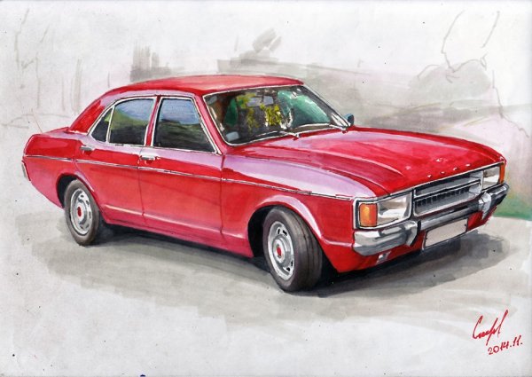 Форд Консул картина фот