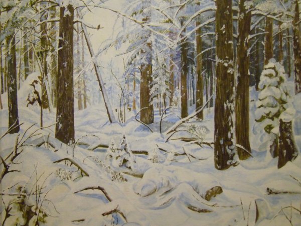 Шишкин Иван Иванович зима