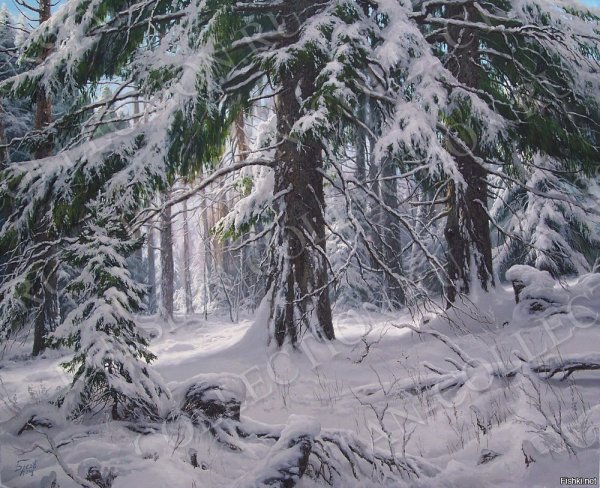 Андрей Николаевич Шильдер Лесной пейзаж