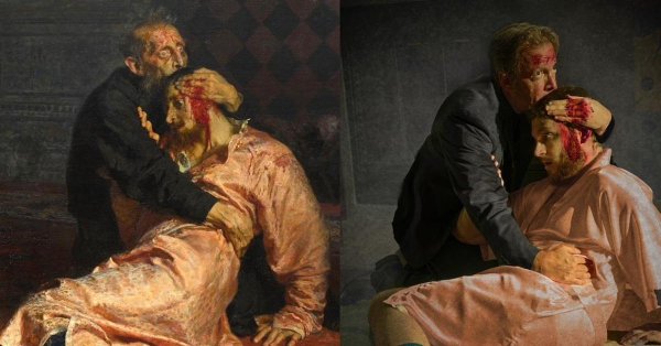 Илья Репин. Иван Грозный и сын его Иван 16 ноября 1581 года. 1885