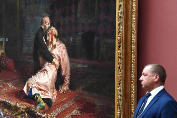 Иван Грозный и сын его Иван 16 ноября 1581 года Репин