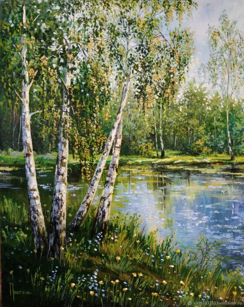 Белорусский художник пейзажист березы
