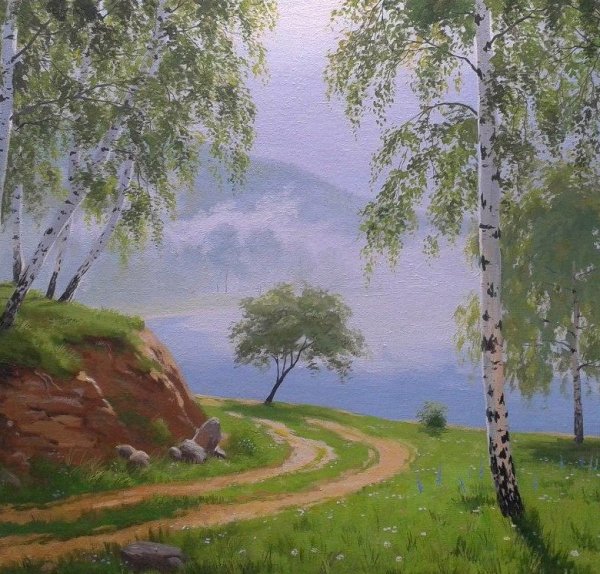 Художник Александр Болотов- летние пейзажи