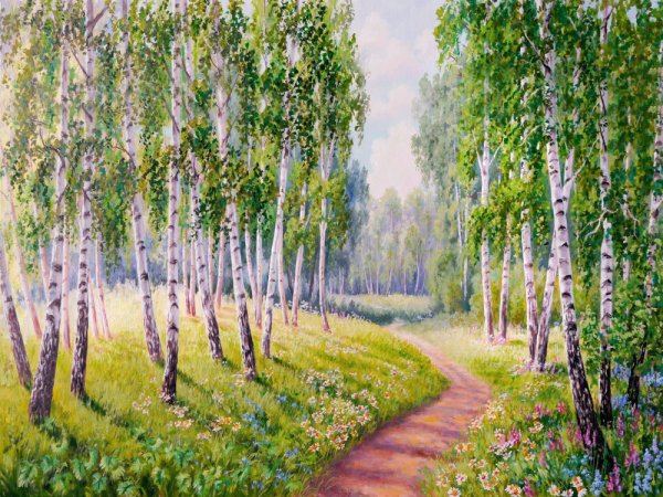 Елена Самарская Березовая роща