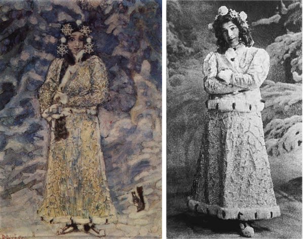 Михаил Врубель 1890 Снегурочка