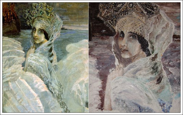 Врубель принцесса лебедь