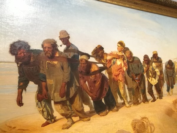 «Бурлаки на Волге» 1870-1873