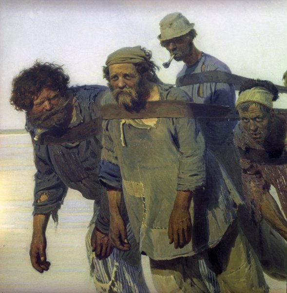 Илья Репин «бурлаки на Волге» (1870-1873)