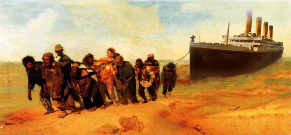 Репин бурлаки на Волге 1873