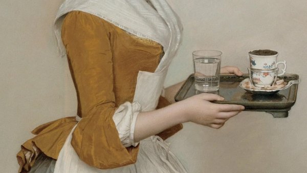 Лиотар Шоколадница в Дрезденской галерее