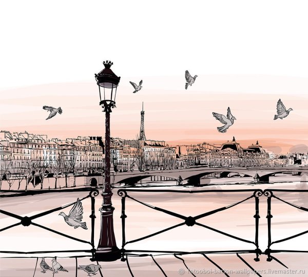 Фотообои Barton Wallpapers города u01003 300х270 см