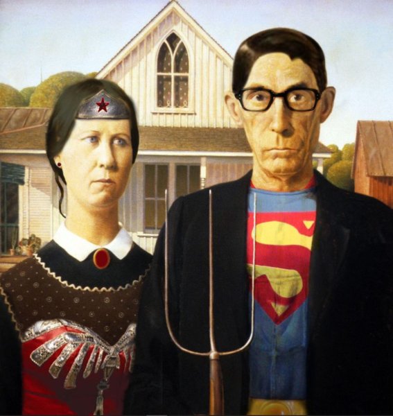 Грант Вуд американская Готика 1930