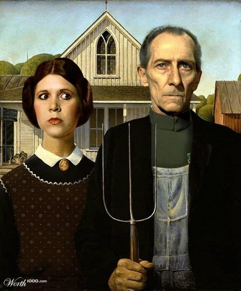 Грант Вуд американская Готика