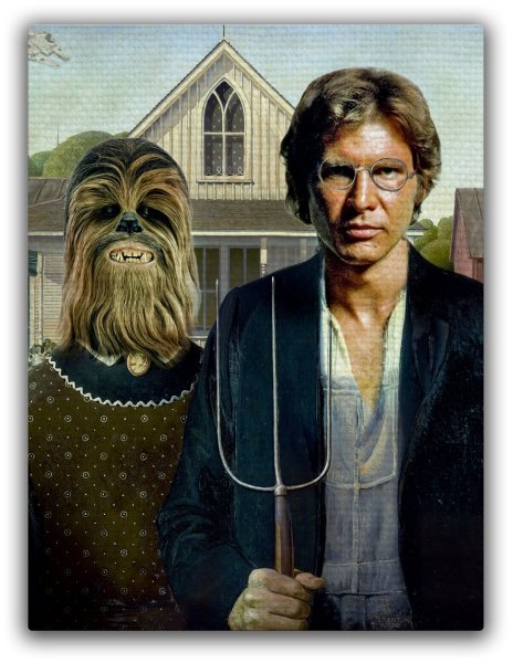 Грант Вуд американская Готика 1930