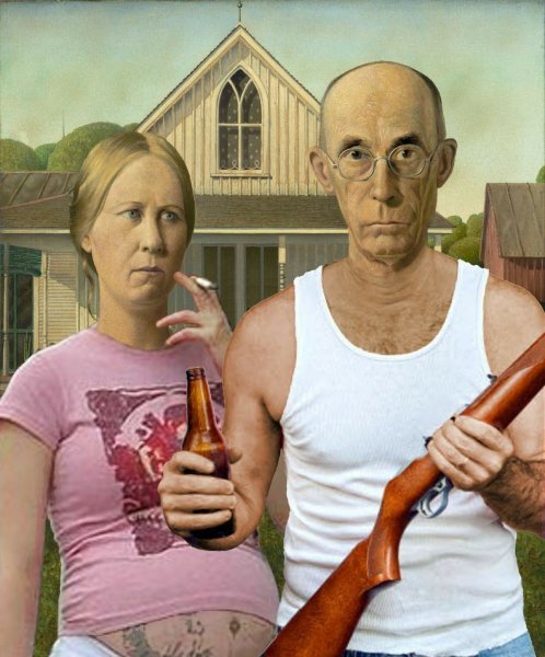 "Американская Готика" Гранта Вуда