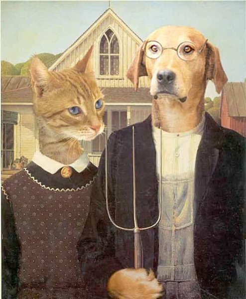 Американская семья картина