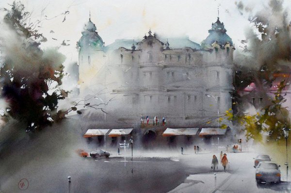 Художник Илья Ибряев акварель