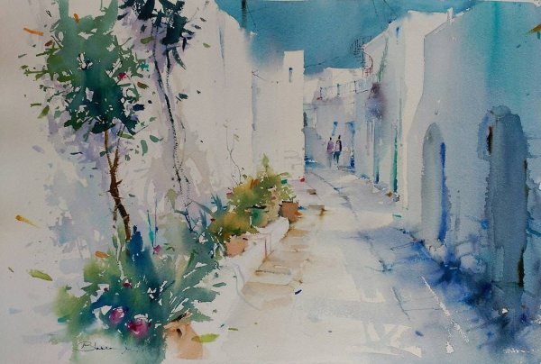 Бланка Альварес акварели