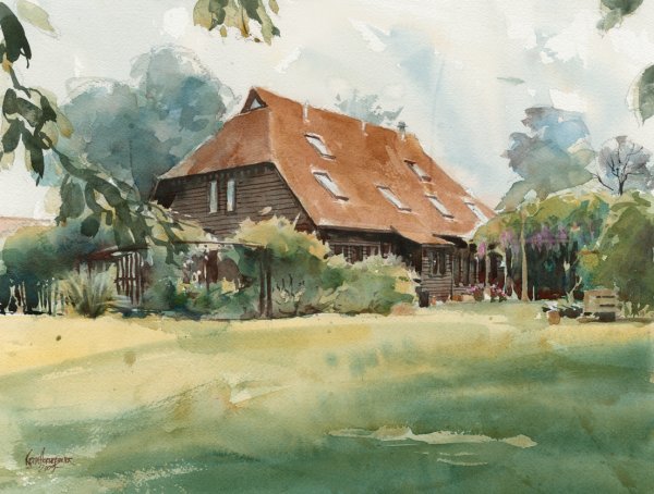 Уильям Ньютон Акварельная живопись