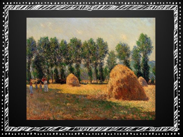 Клод Моне стог сена