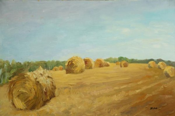 Клод Моне стог сена