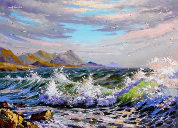 Ходюков Александр Дмитриевич картина море