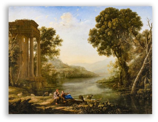 Клод Лоррен пасторальный пейзаж