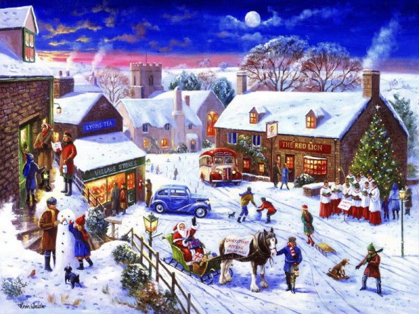 Художник Елена Москалева Рождество