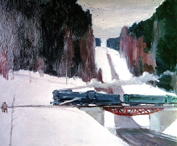 Георгий Нисский над снегами 1964