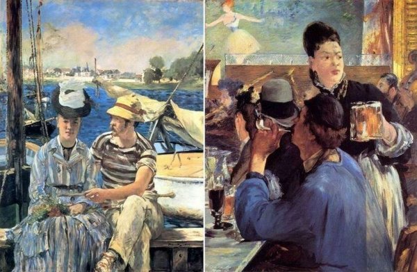 Эдуард Мане в кафе