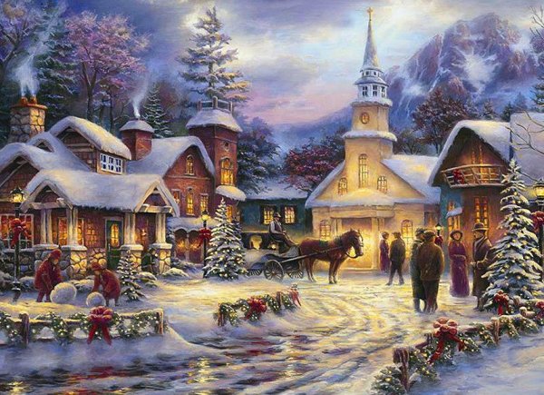 Чак Пинсон зимний город