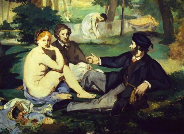 Эдуард Мане. В лодке. 1874