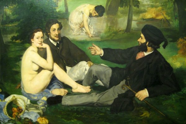 Клод Моне лягушатник 1869