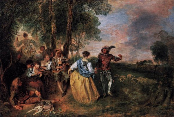 Жан Антуан Ватто живопись