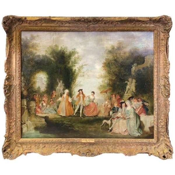 Антуан Ватто первые картины