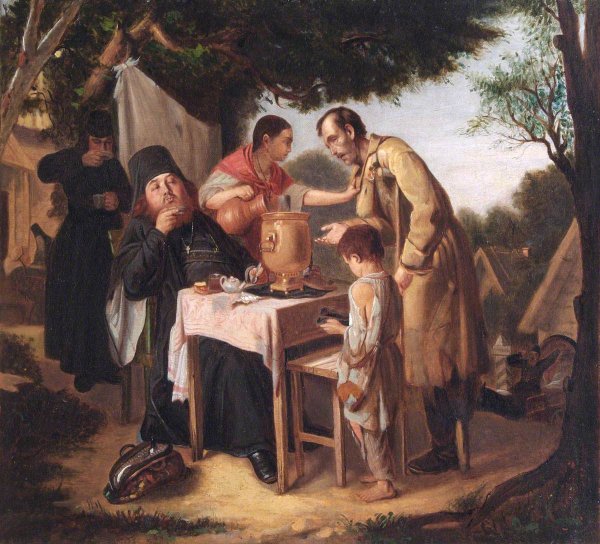 Перов «чаепитие в Мытищах» (1862)