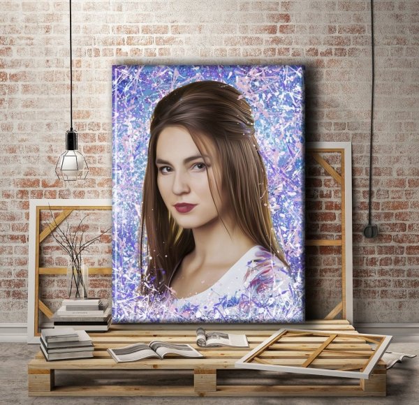 Фотопортрет на холсте