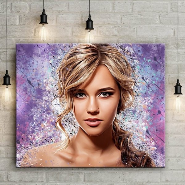 Портрет на холсте